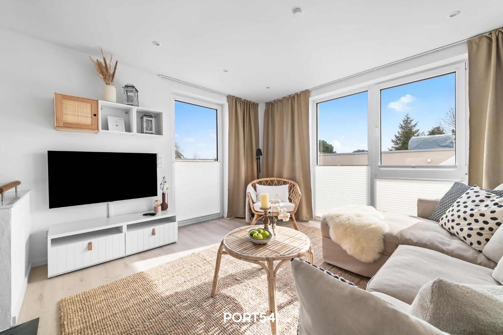 Modernes Ferienhaus "Meerliebe" Mit Direktem Meerblick An Der Ostsee Gluecksburg Luaran gambar