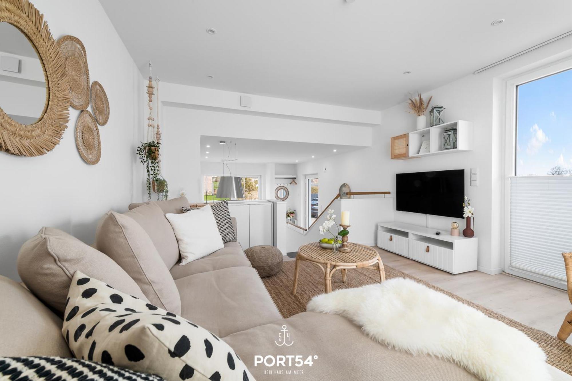 Modernes Ferienhaus "Meerliebe" Mit Direktem Meerblick An Der Ostsee Gluecksburg Luaran gambar